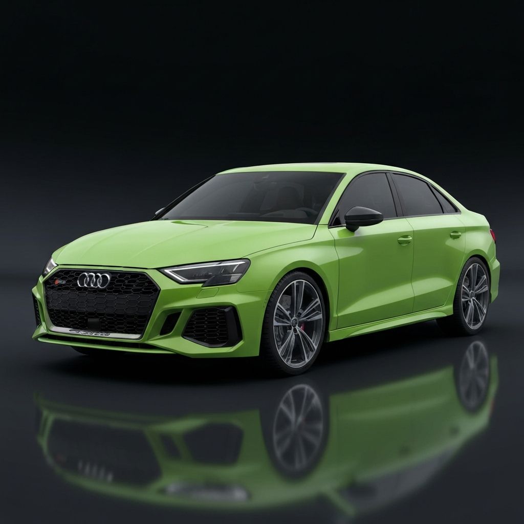Audi RS3 Berline Vert Pomme